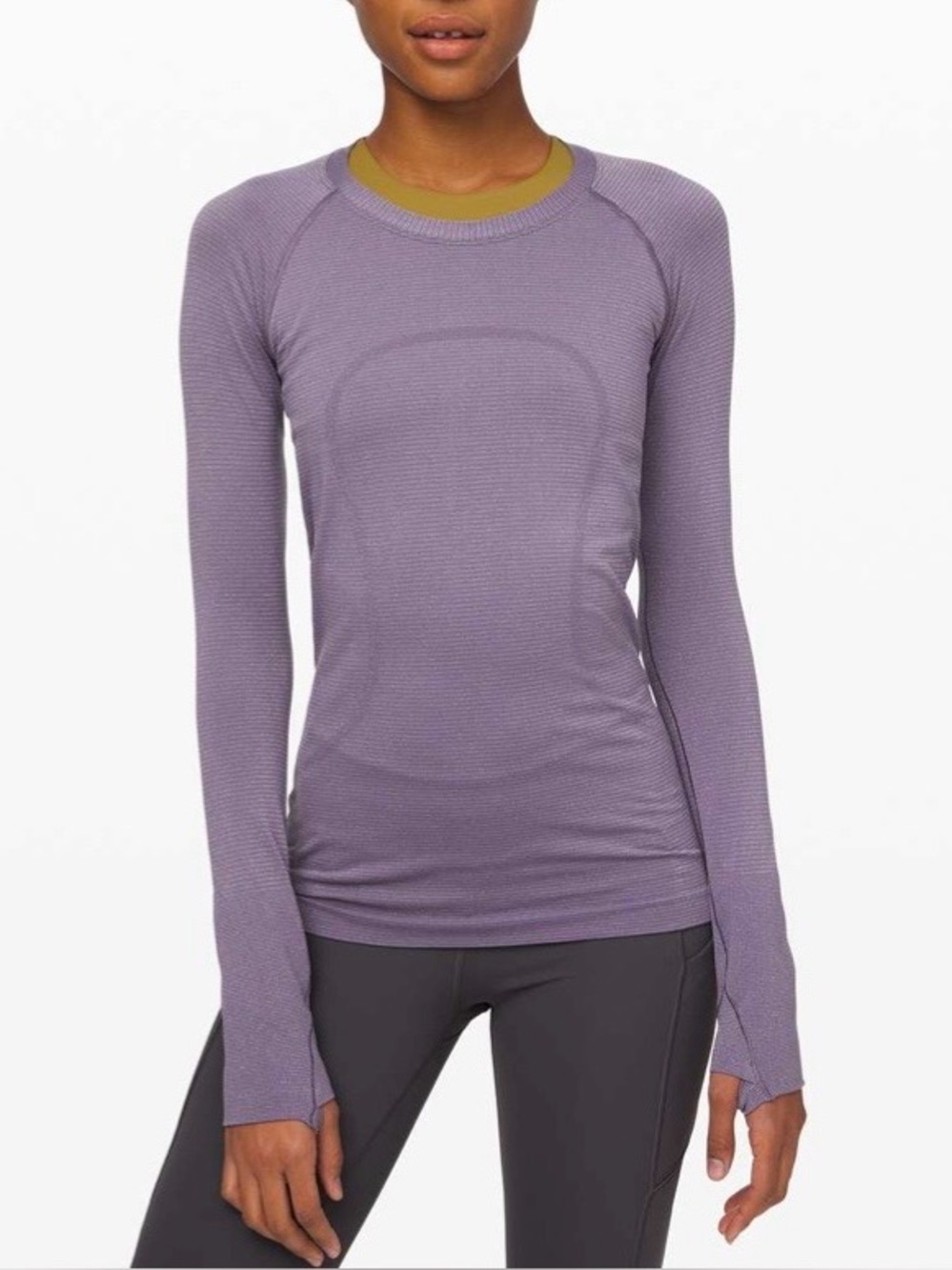 Women’s Long Sleeve Crewneck Top in Lavender